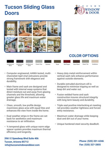 SLIDING GLASS DOORS TUCSON by tucsonwindowsanddoor Issuu