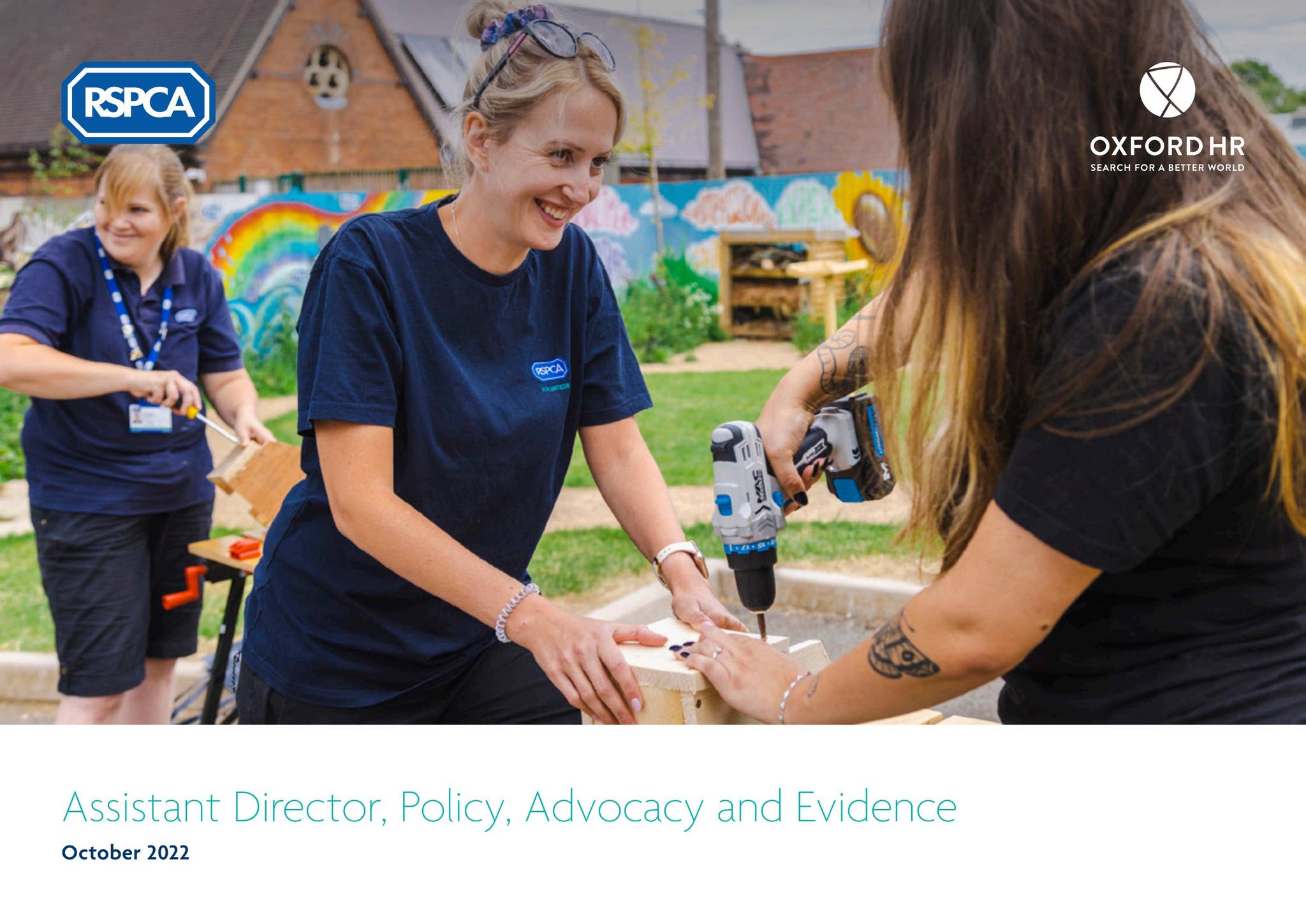 RSPCA - Assistant Director, Policy, Advocacy and Evidence by Oxford HR ...