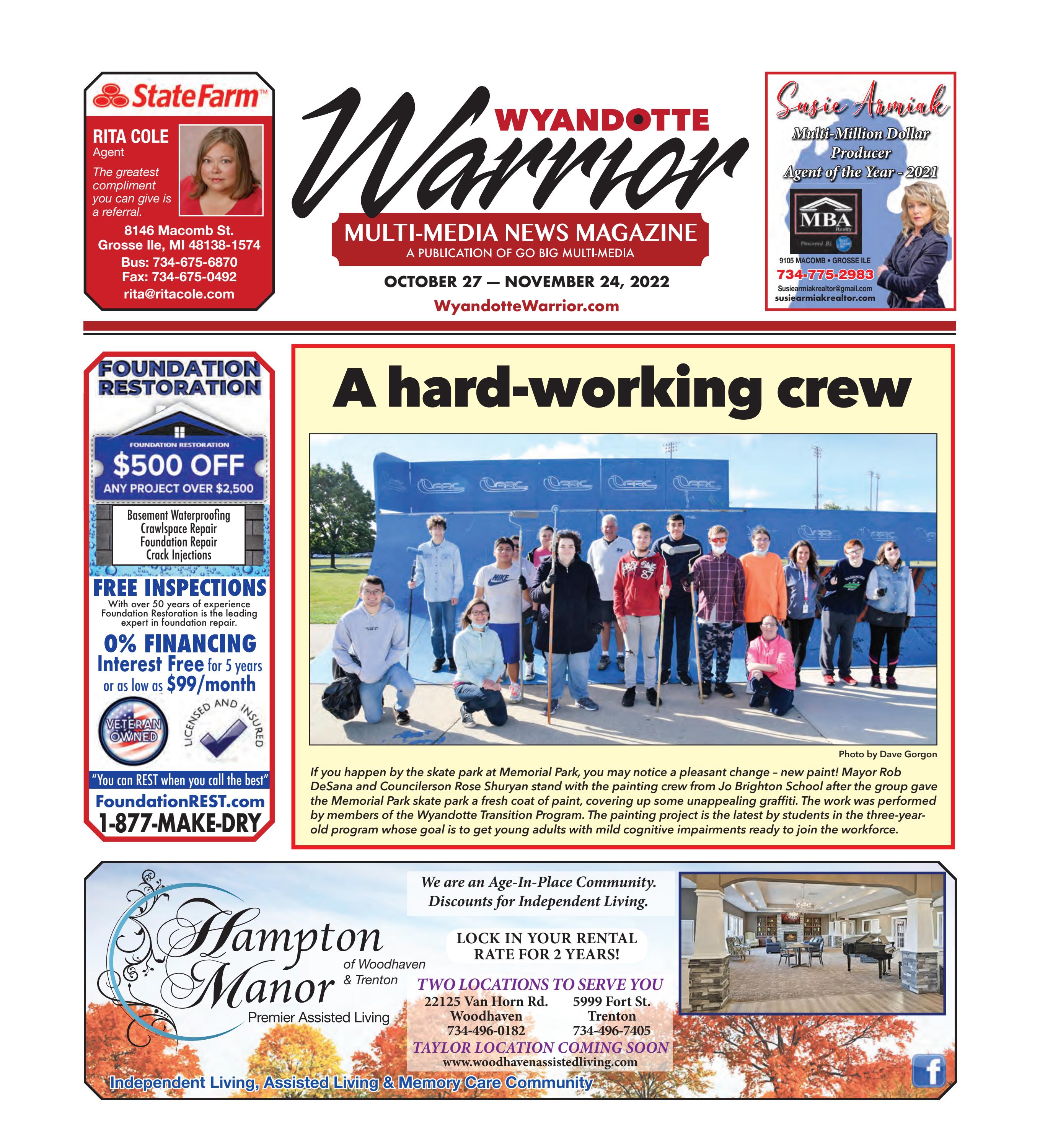 Wyandotte Warrior, October 27 November 24, 2022 by GO BIG MULTIMEDIA