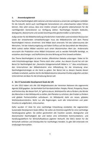 Leitfaden zur Umsetzung einer Nachhaltigkeitsstrategie in der Möbelindustrie 第 3 页