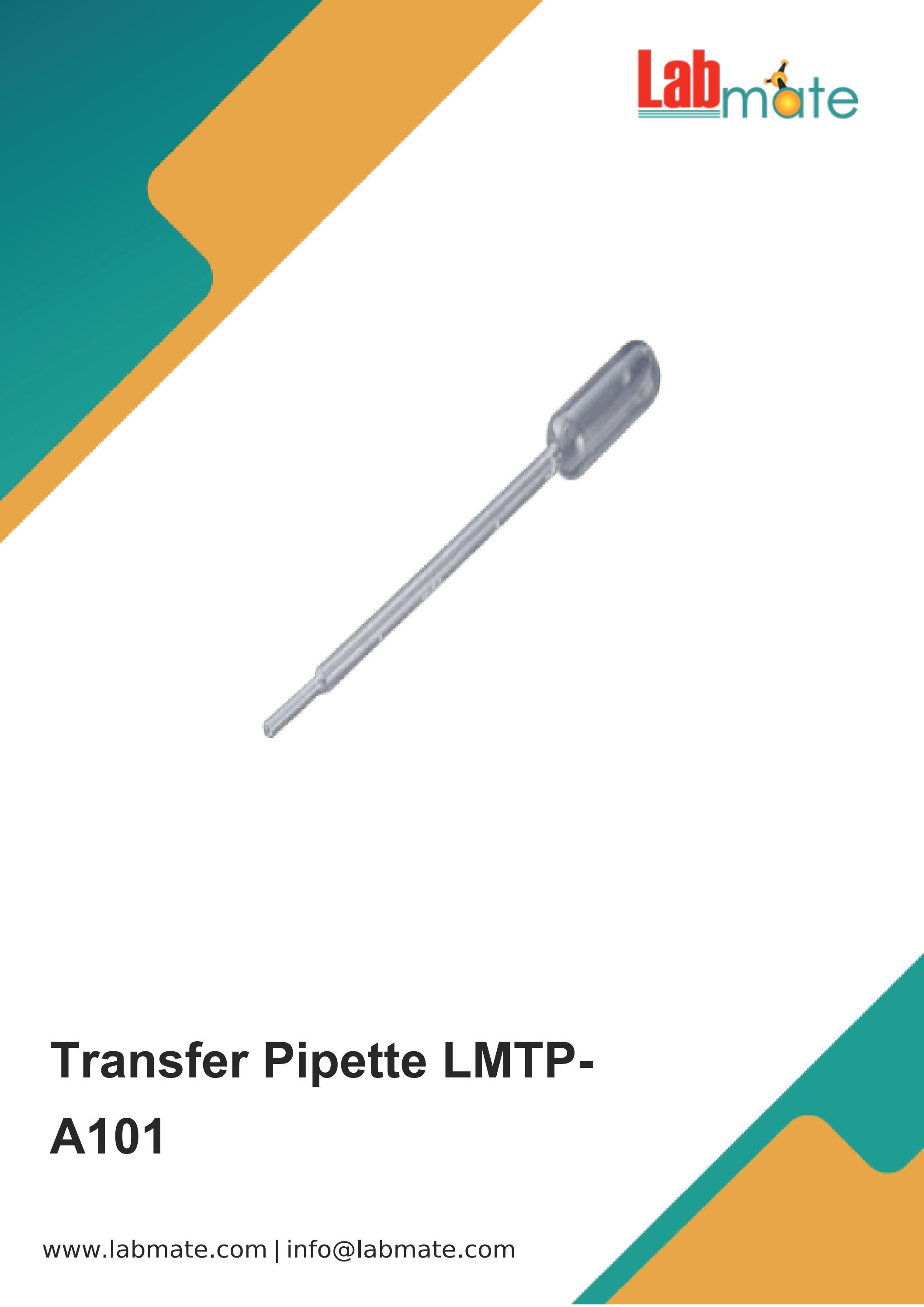 Transfer Pipette by Labmate Scientific Inc Issuu