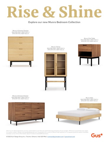 Gus* Modern 灯饰目录 · Gus* 工程 | Furnishing Solutions for the Design Trade 第 7 页