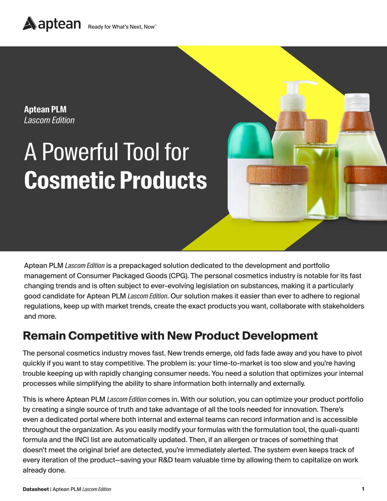 Aptean PLM, Lascom Edition - Cosmetics by Aptean - Issuu
