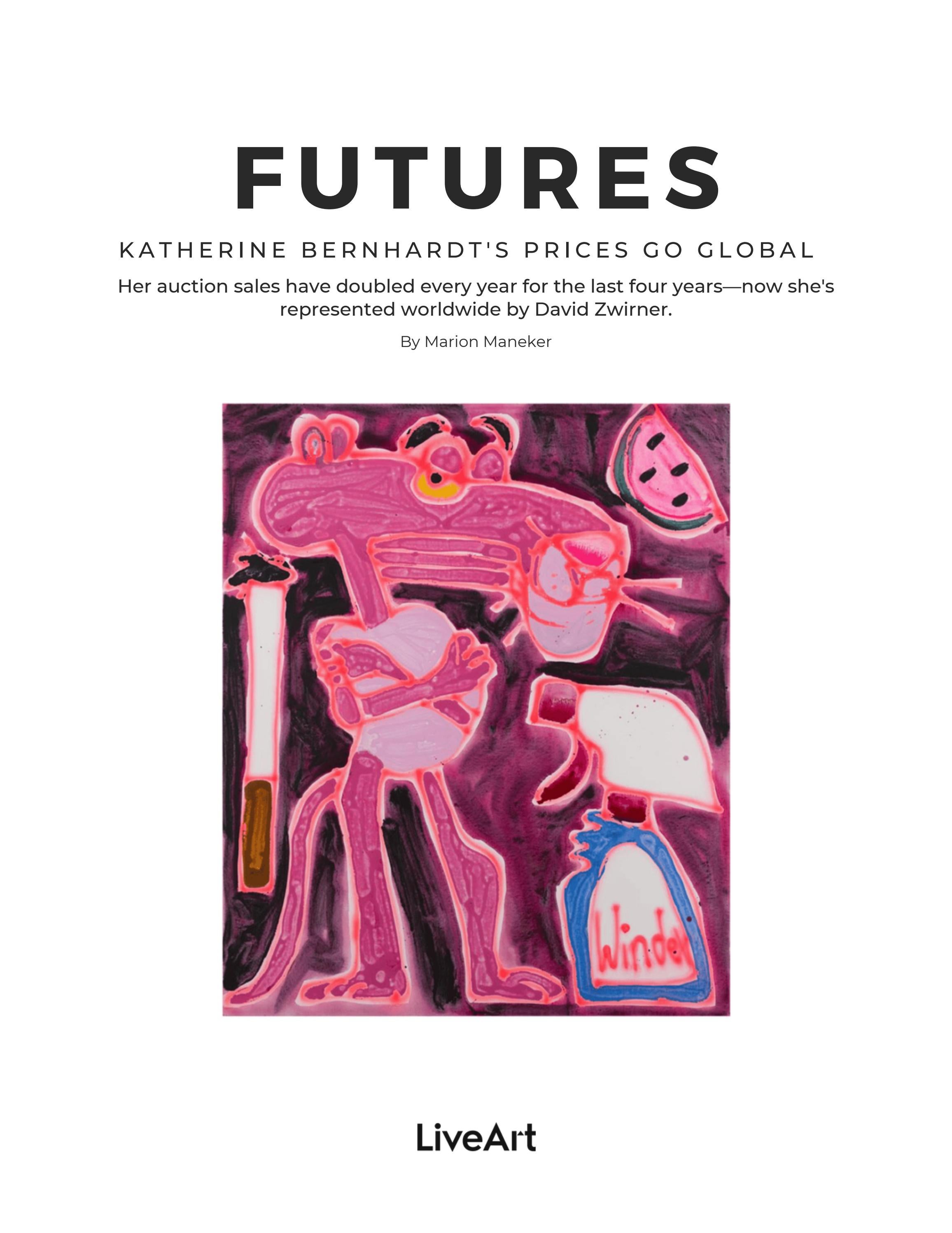 FUTURES Katherine Bernhardt's Prices Go Global by LiveArt_Market