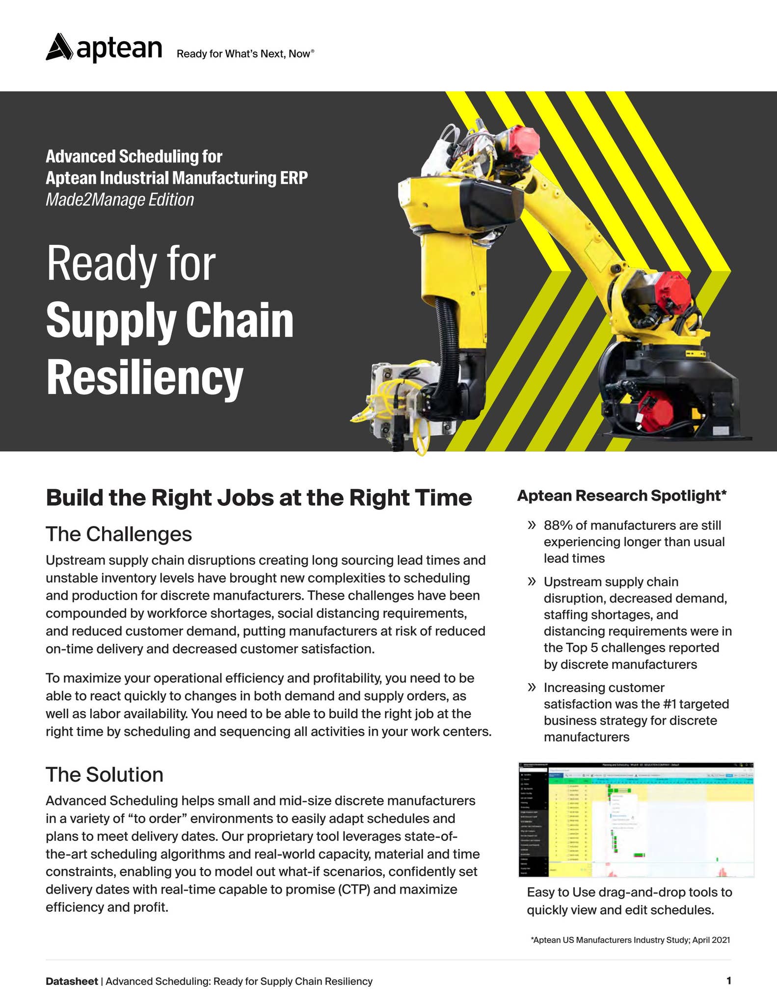 Aptean Industrial Manufacturing ERP - Advanced Scheduling by Aptean - Issuu