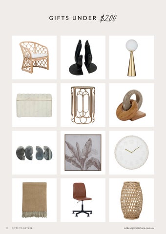 OZ Design Furniture 家具目录 · Gifts to Gather by 第 10 页