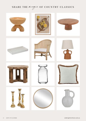 OZ Design Furniture 家具目录 · Gifts to Gather by 第 16 页