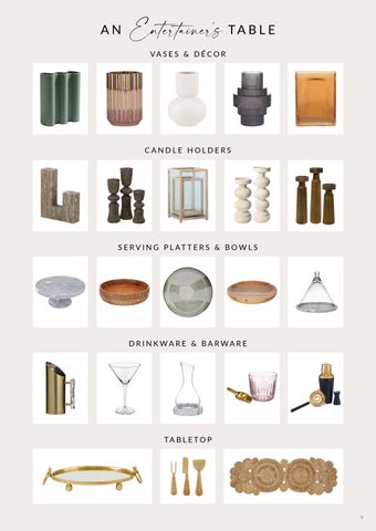 OZ Design Furniture 家具目录 · Gifts to Gather by 第 9 页