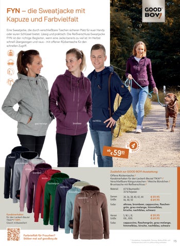 GOOD BOY Herbst/ 冬季 Kollektion 2022 - Die Bekleidung für Hundehalter 第 15 页