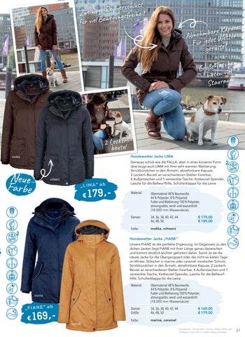 GOOD BOY Herbst/ 冬季 Kollektion 2022 - Die Bekleidung für Hundehalter 第 21 页