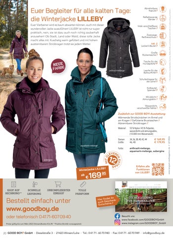 GOOD BOY Herbst/ 冬季 Kollektion 2022 - Die Bekleidung für Hundehalter 第 22 页