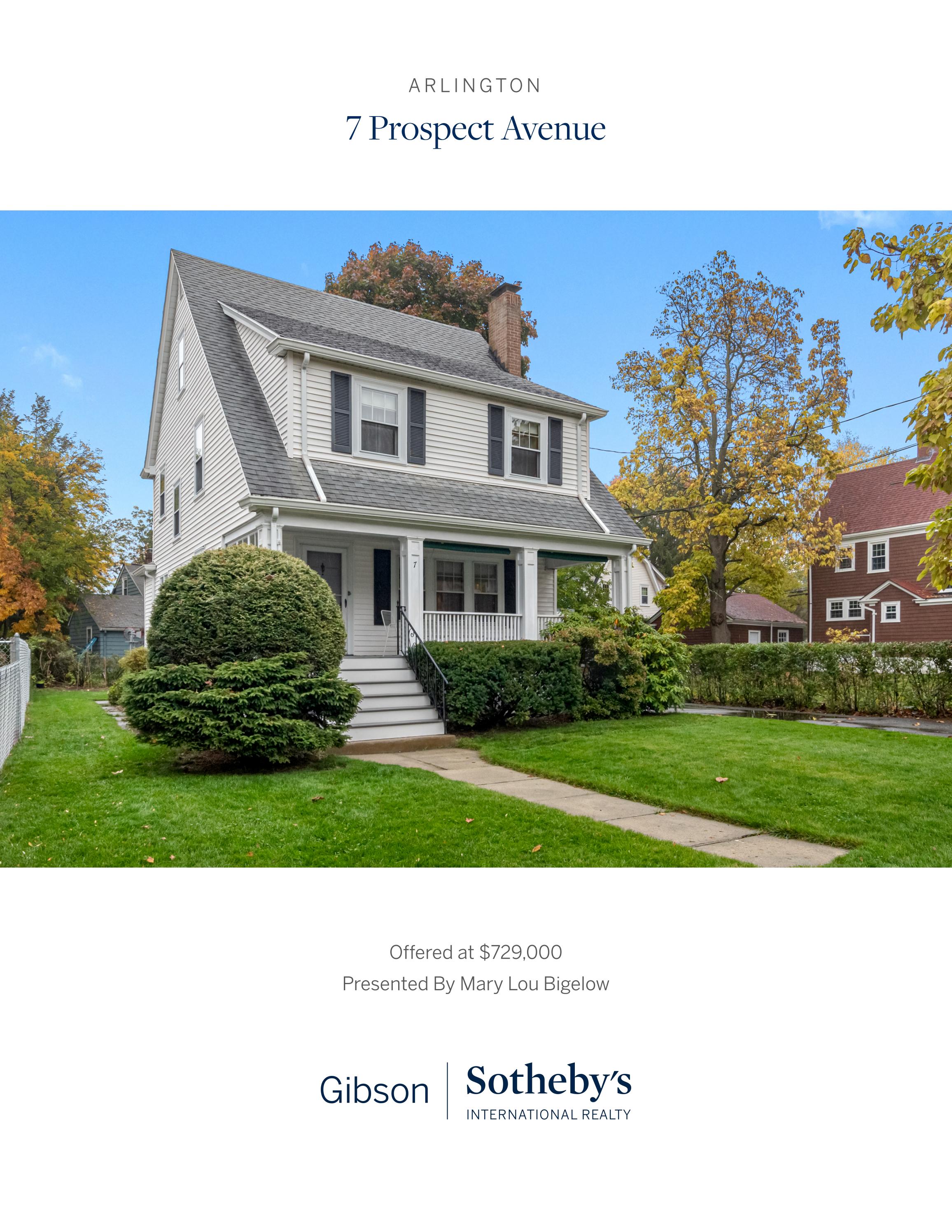 7 Prospect Avenue, Arlington by Gibson Sotheby's International Realty