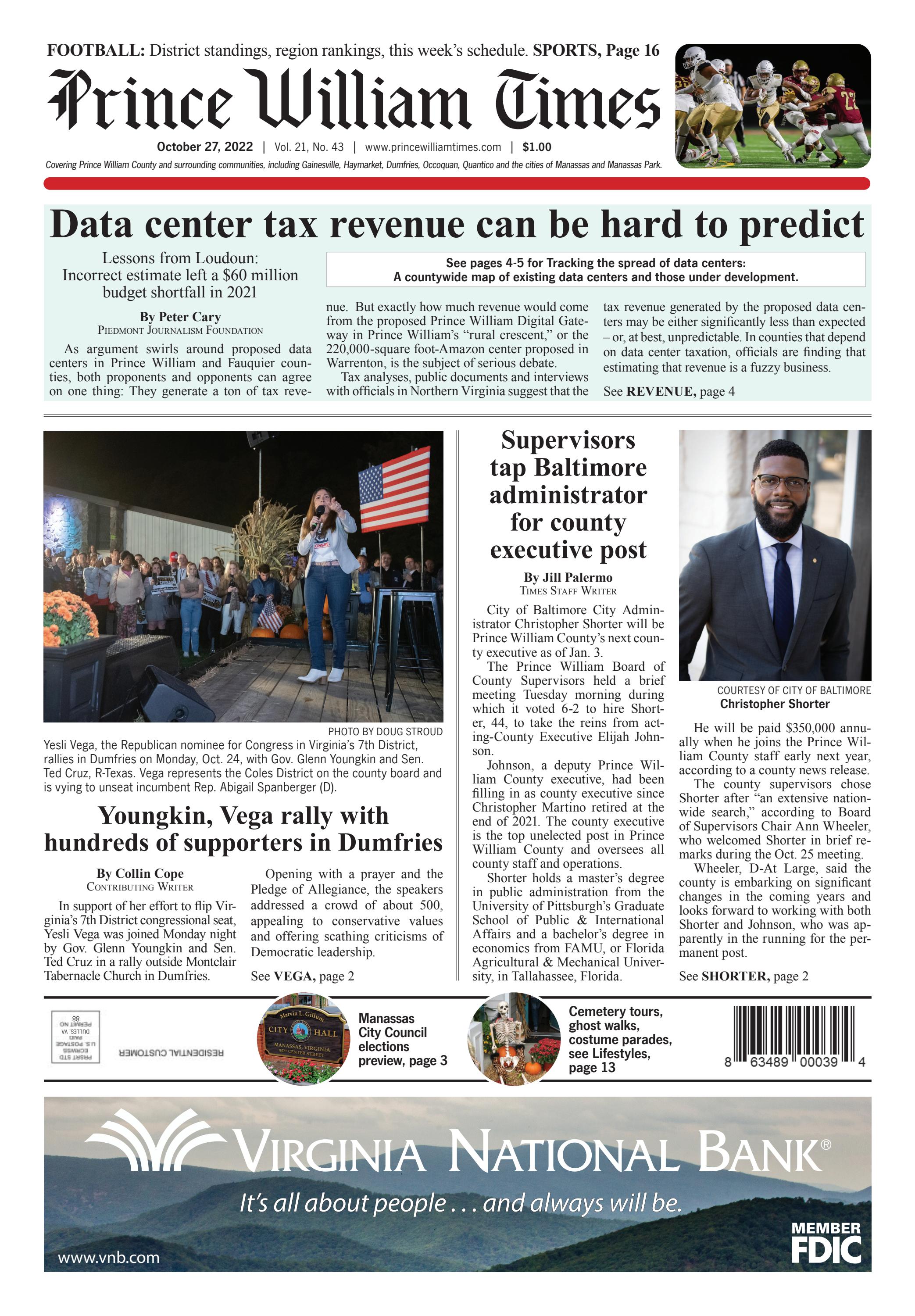 Prince William Times 10/27/2022 by Fauquier Times (52 issues) & Prince