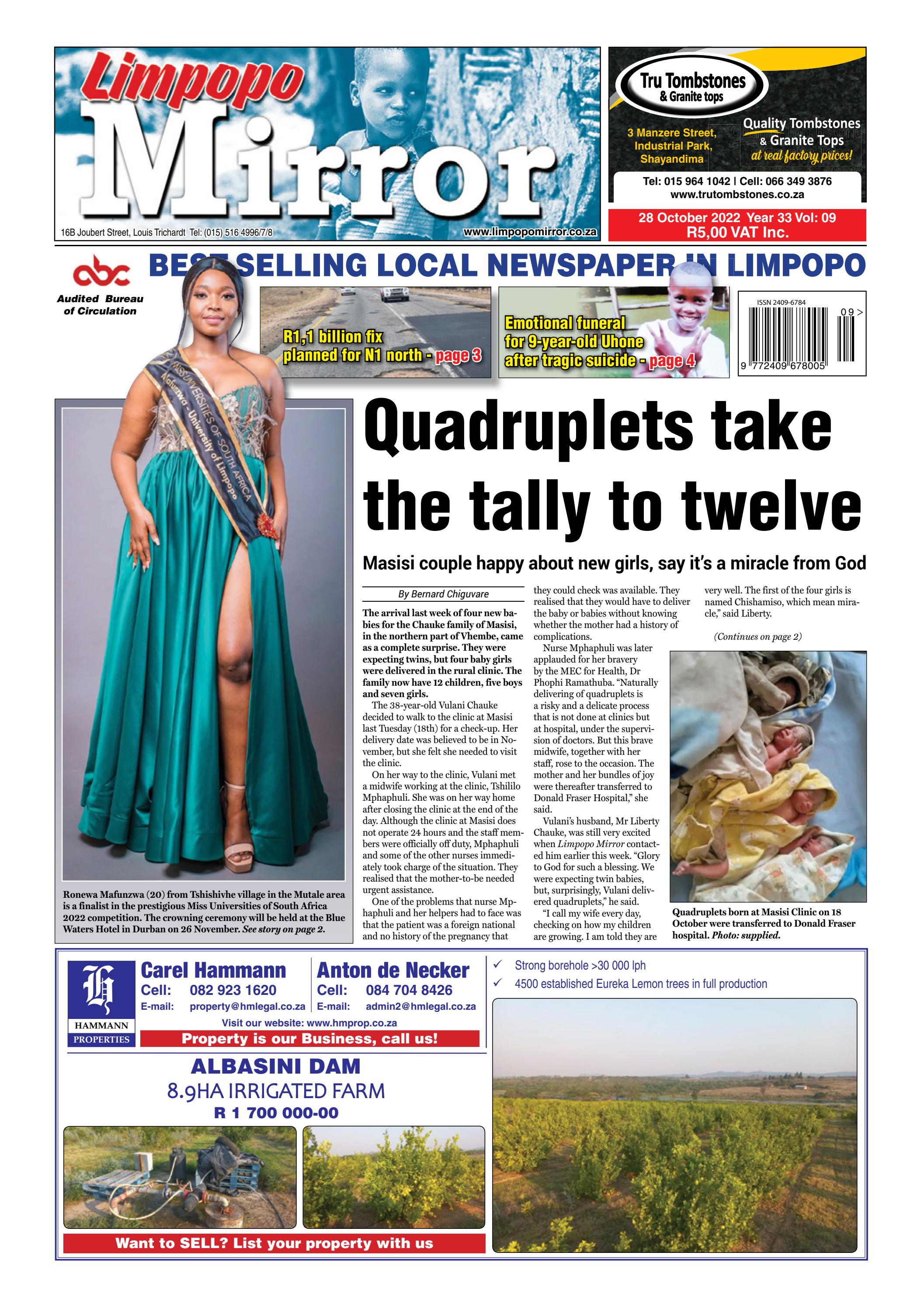 Limpopo Mirror 28 October 2022 by Issuu