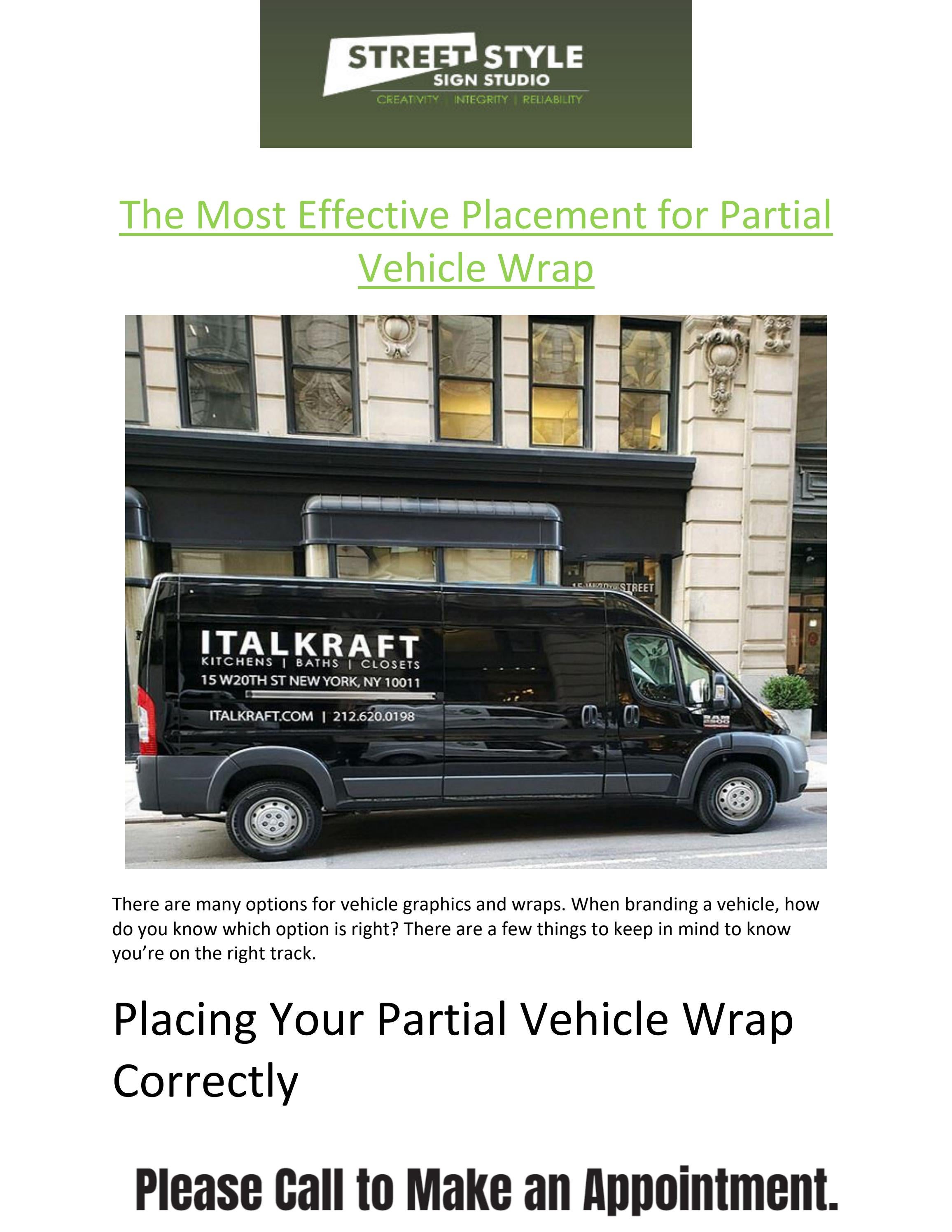 The Most Effective Placement For Partial Vehicle Wrap By Street Style the-most-effective-placement-for-partial-vehicle-wrap-by-street-style