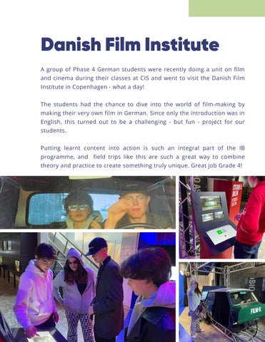 Copenhagen International School 灯饰目录 · Spotlights 期 6 - September/October 2022 第 13 页