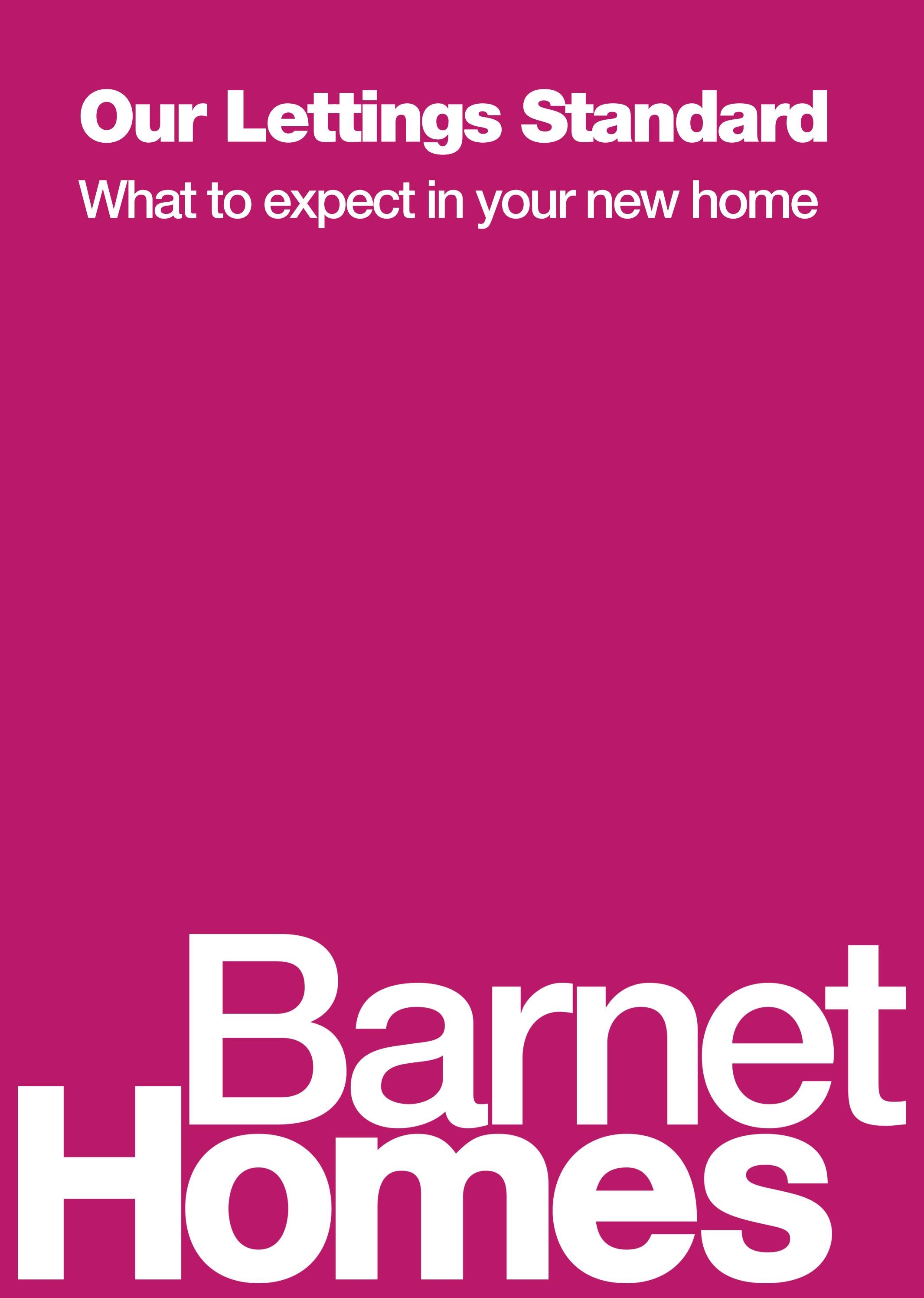 Our Lettings Standard What to expect in your new home by