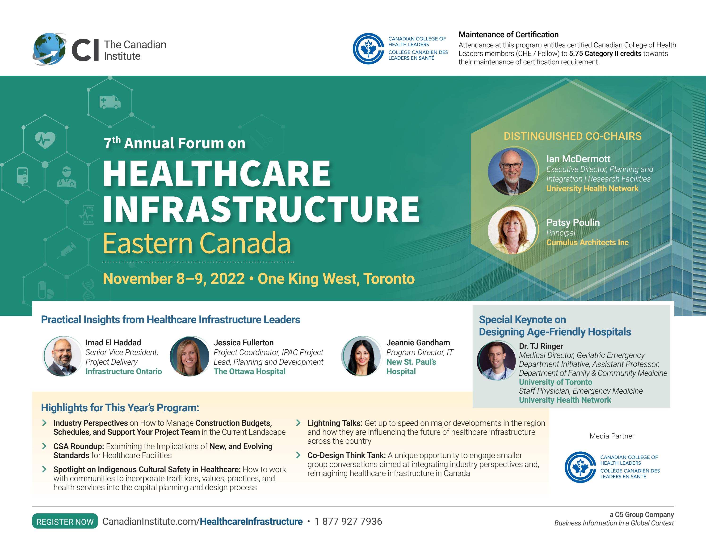 7th Annual Forum on Healthcare Infrastucture Eastern Canada WEB by