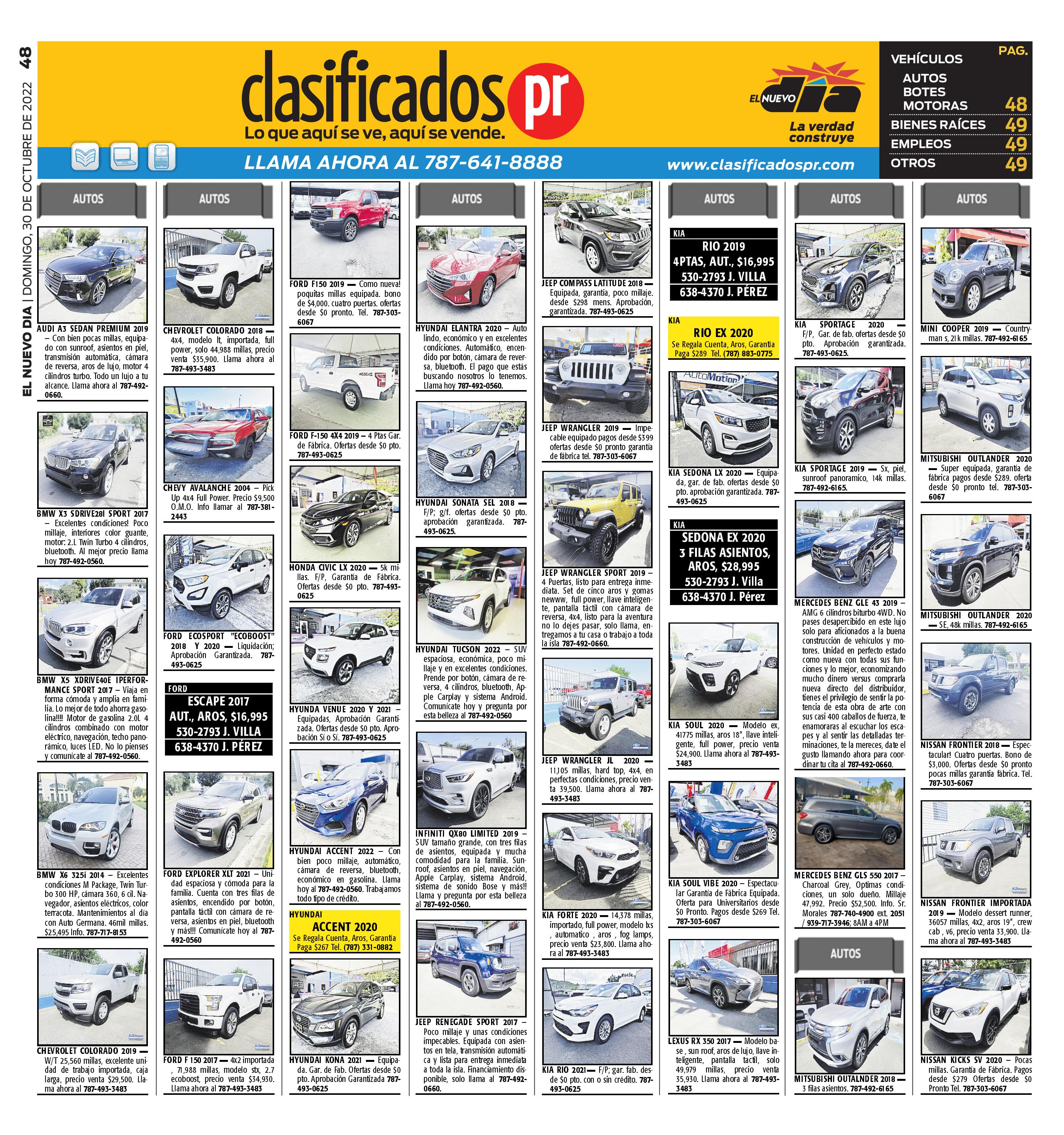 Clasificados PR 10 30 2022 by Issuu