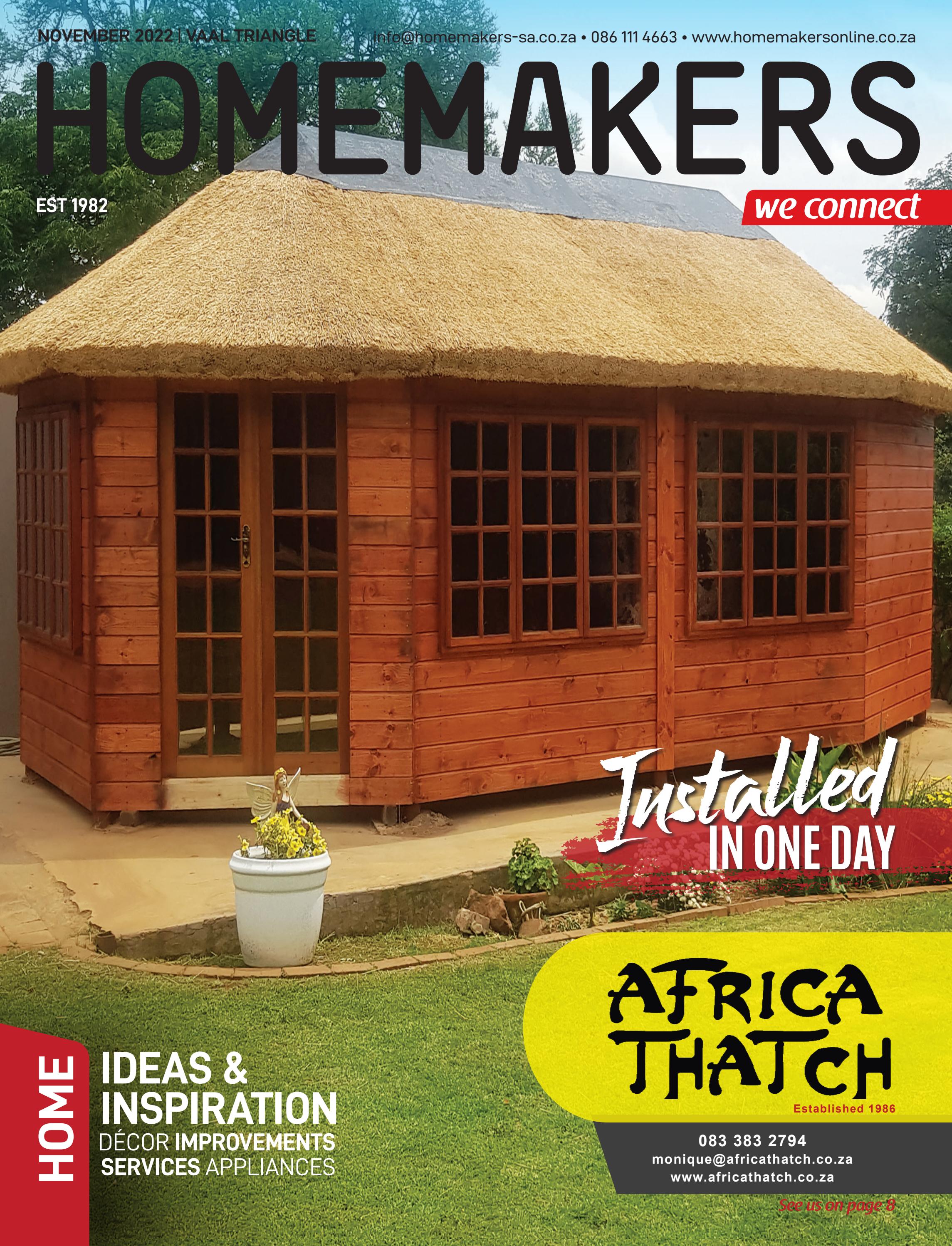 HOMEMAKERS Vaal Triangle November 2022 by HOMEMAKERS Issuu