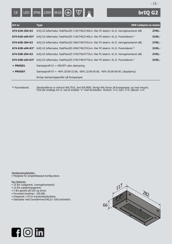 灯饰目录 - prisliste 01/04-2022 第 13 页