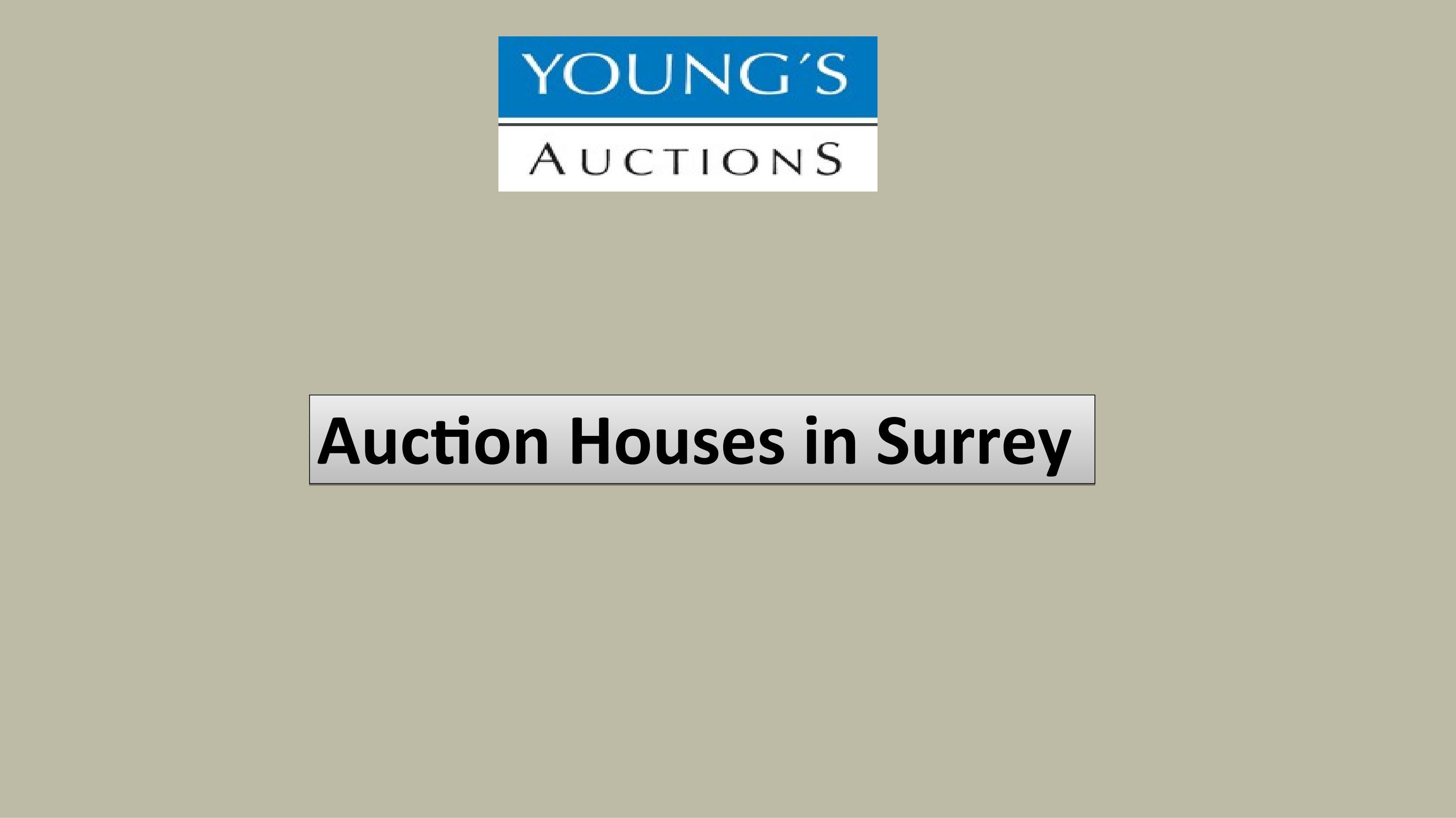 Auction Houses in Surrey by Young's Auctions Issuu