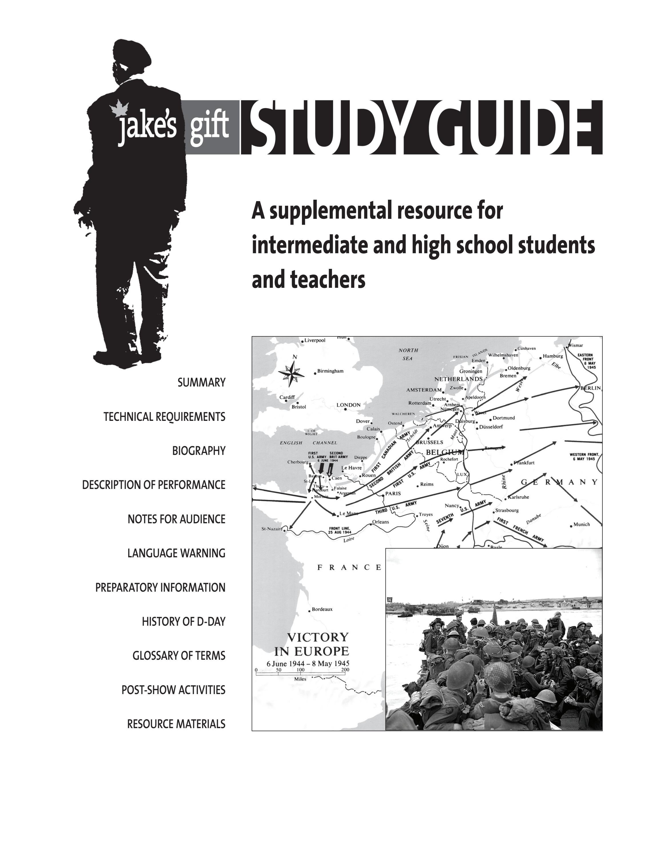 Study Guide: Jake's Gift by Brampton On Stage - Issuu