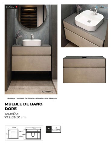 Elmec PANAMA 家具目录 德文 MUEBLES PARA BAÑOS 第 16 页