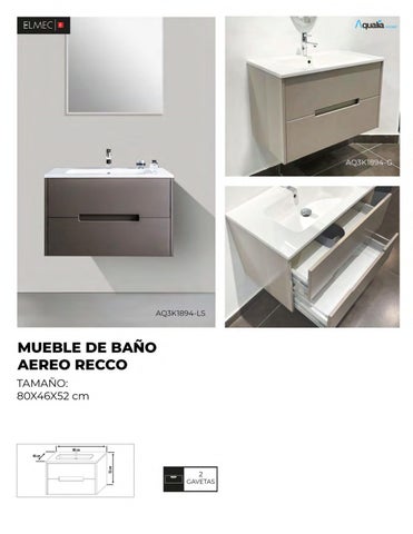 Elmec PANAMA 家具目录 德文 MUEBLES PARA BAÑOS 第 17 页