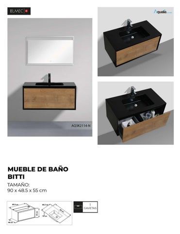Elmec PANAMA 家具目录 德文 MUEBLES PARA BAÑOS 第 18 页