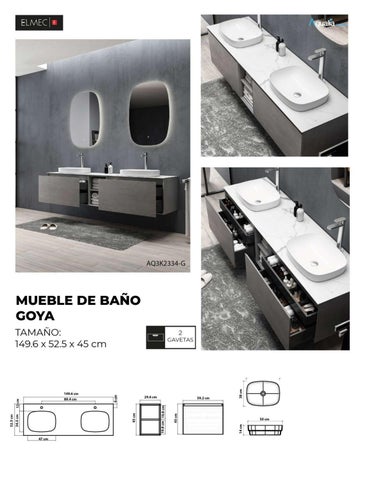 Elmec PANAMA 家具目录 德文 MUEBLES PARA BAÑOS 第 21 页