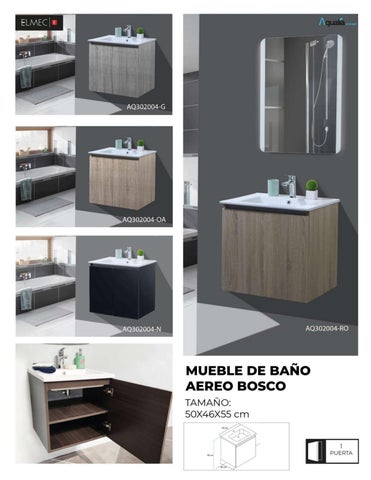 Elmec PANAMA 家具目录 德文 MUEBLES PARA BAÑOS 第 3 页