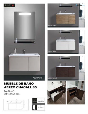 Elmec PANAMA 家具目录 德文 MUEBLES PARA BAÑOS 第 6 页