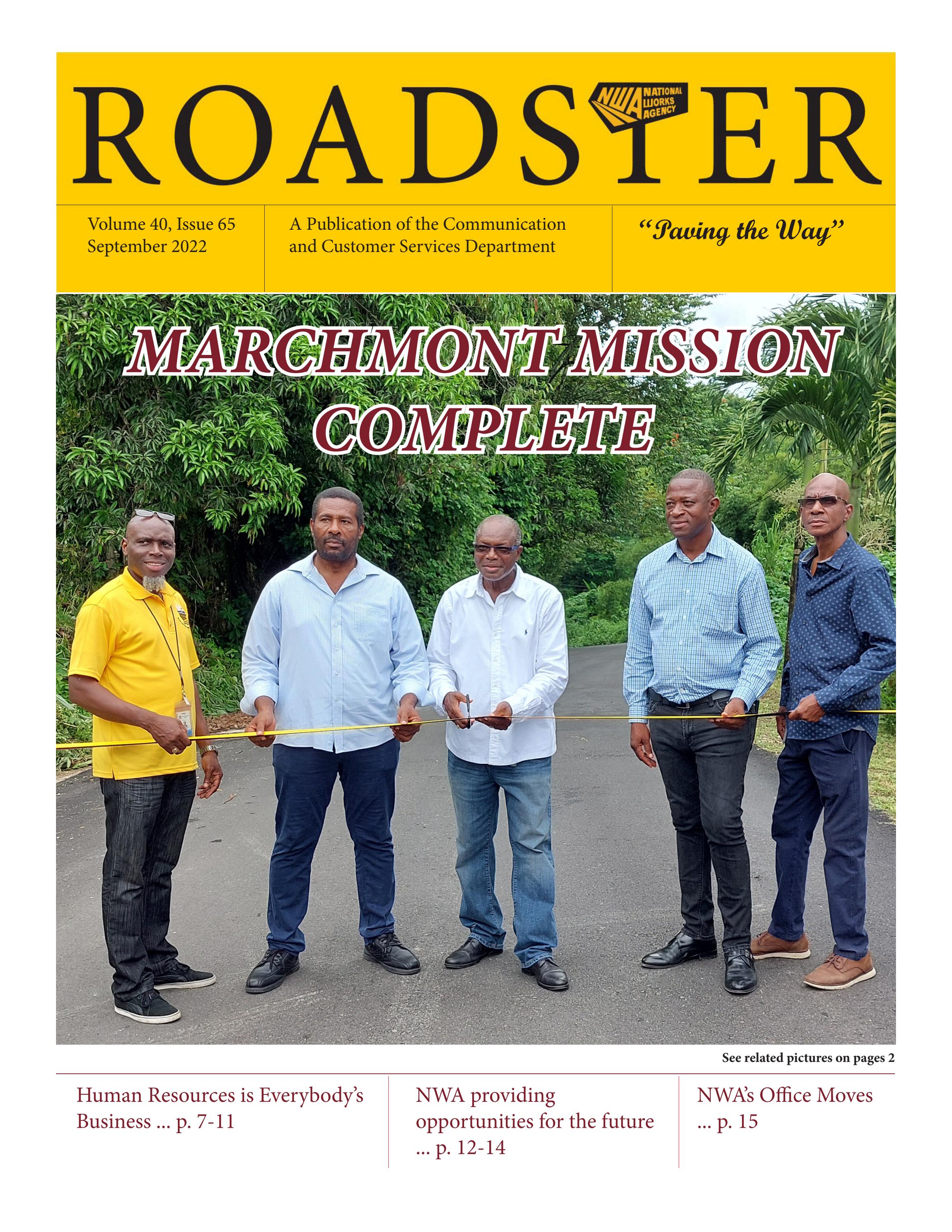 National Works Agency ROADSTER Newsletter Sep. 2022 by National Works