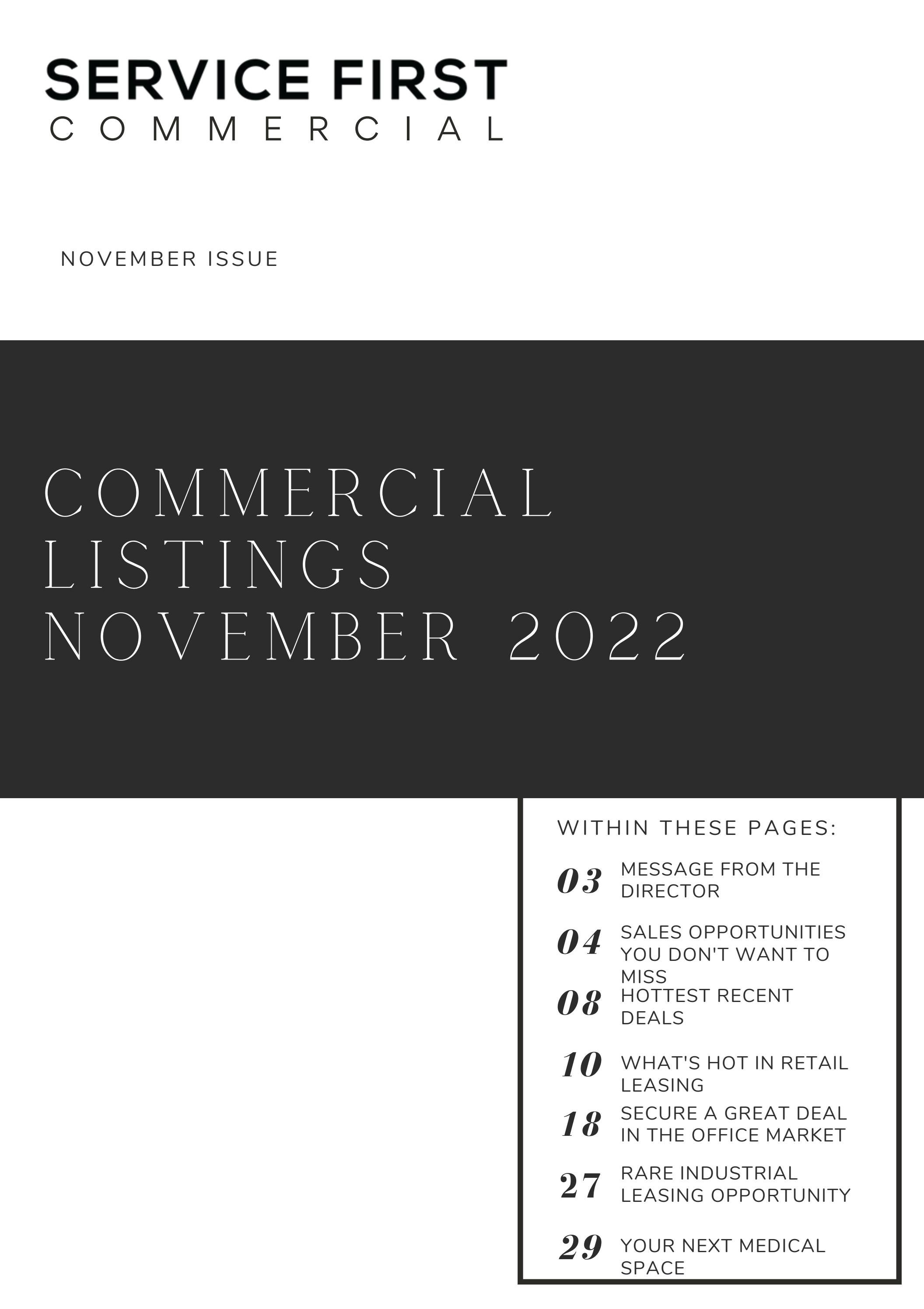 SFPG Commercial Listings November 2022 by sfpropertygroup Issuu