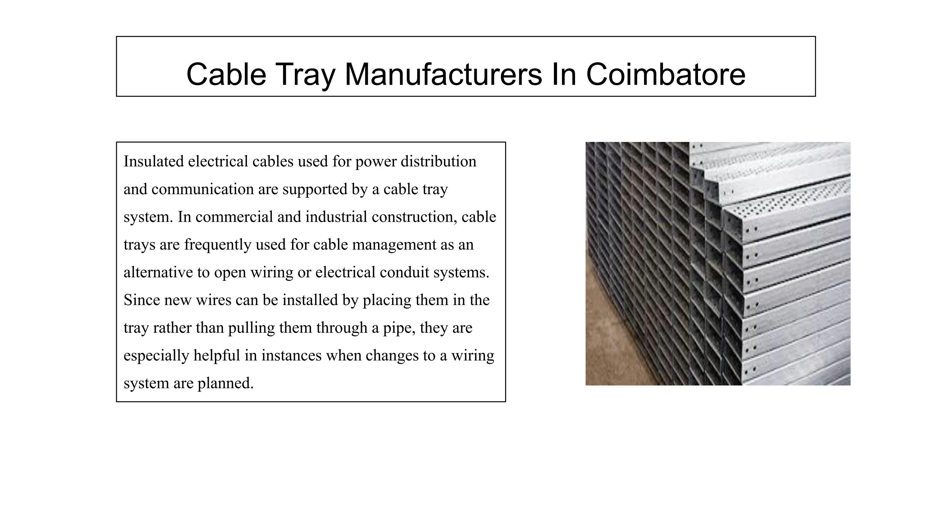 Cable Tray by GKindustries Issuu