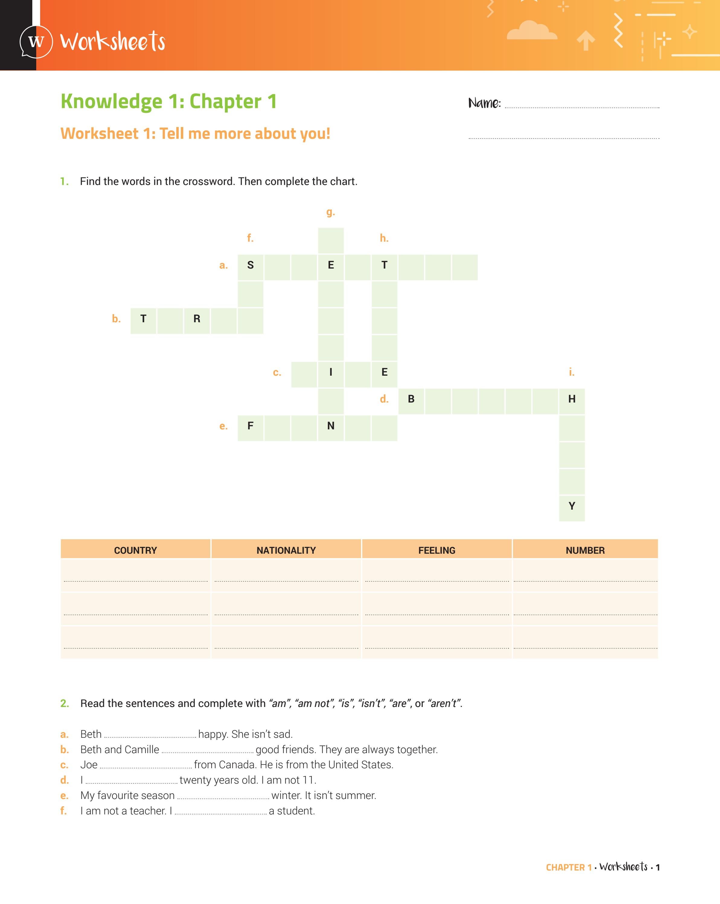 Worksheet 1 Knowledge 1 By Editorial Aces Issuu
