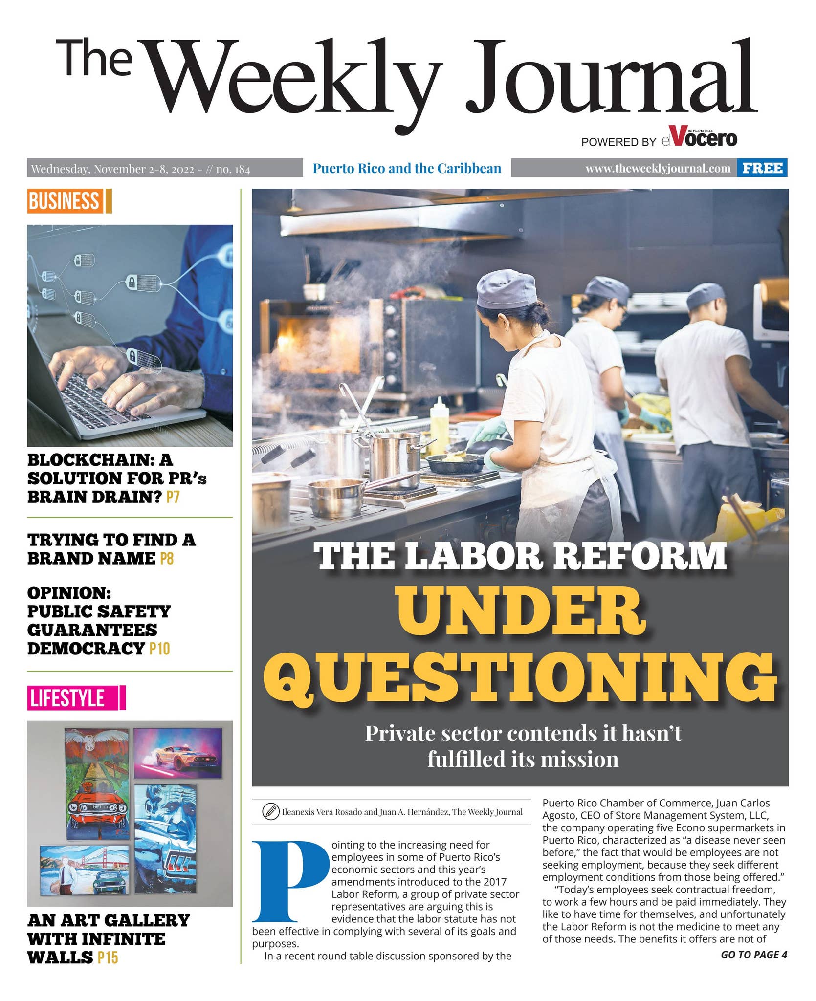 The Weekly Journal - Wednesday, November 2, 2022 by El Vocero de Puerto  Rico - Issuu