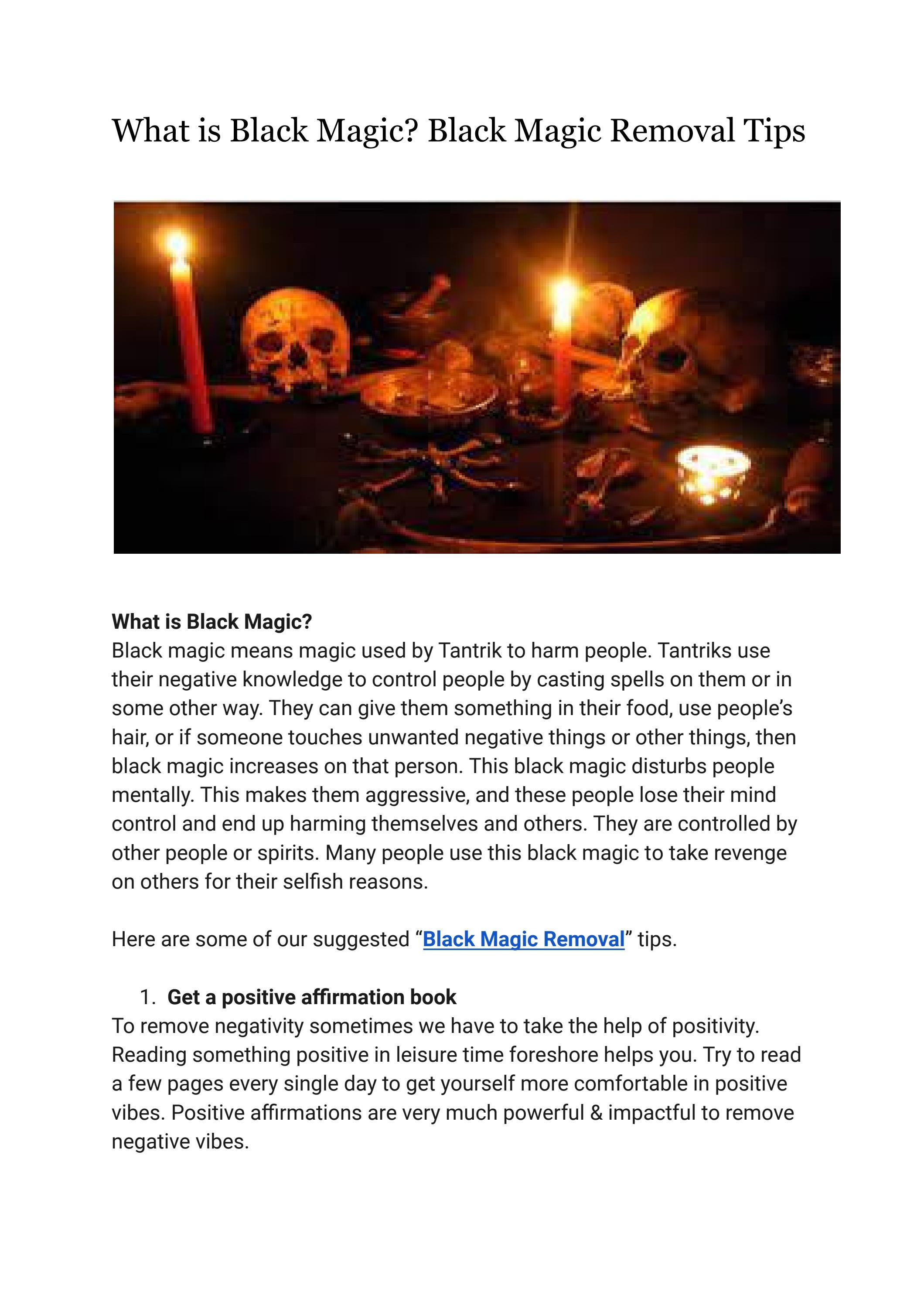 What is Black Magic? Black Magic Removal Tips by Bejan Daruwalla Issuu