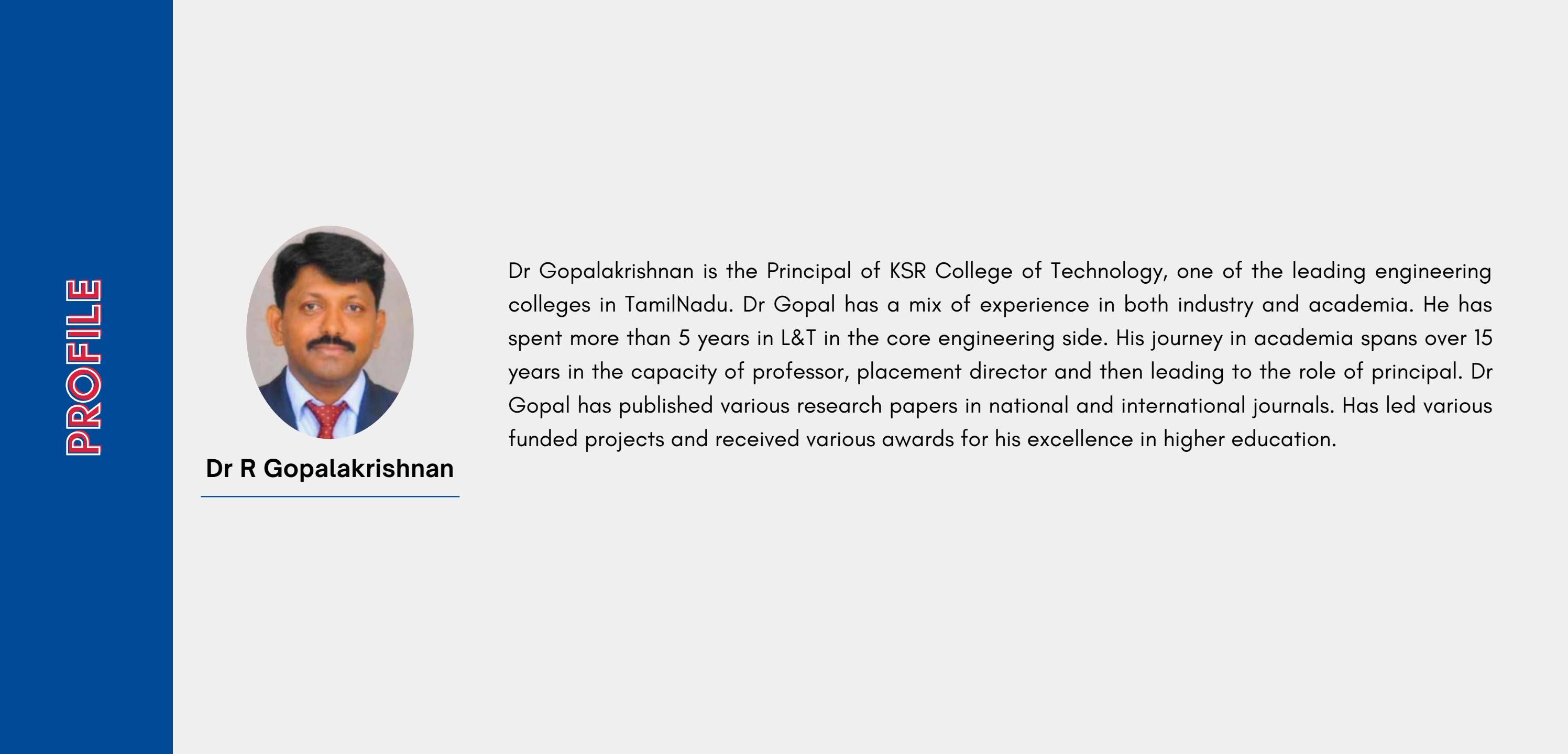 Dr R Gopalakrishnan 2 Nov 2022 by Madras Management Association Issuu