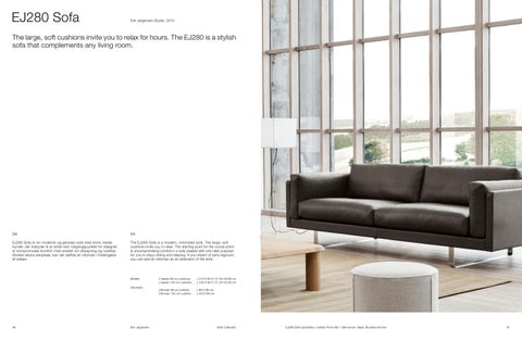 Fredericia Furniture Erik Jørgensen 沙发 目录 2022 第 19 页