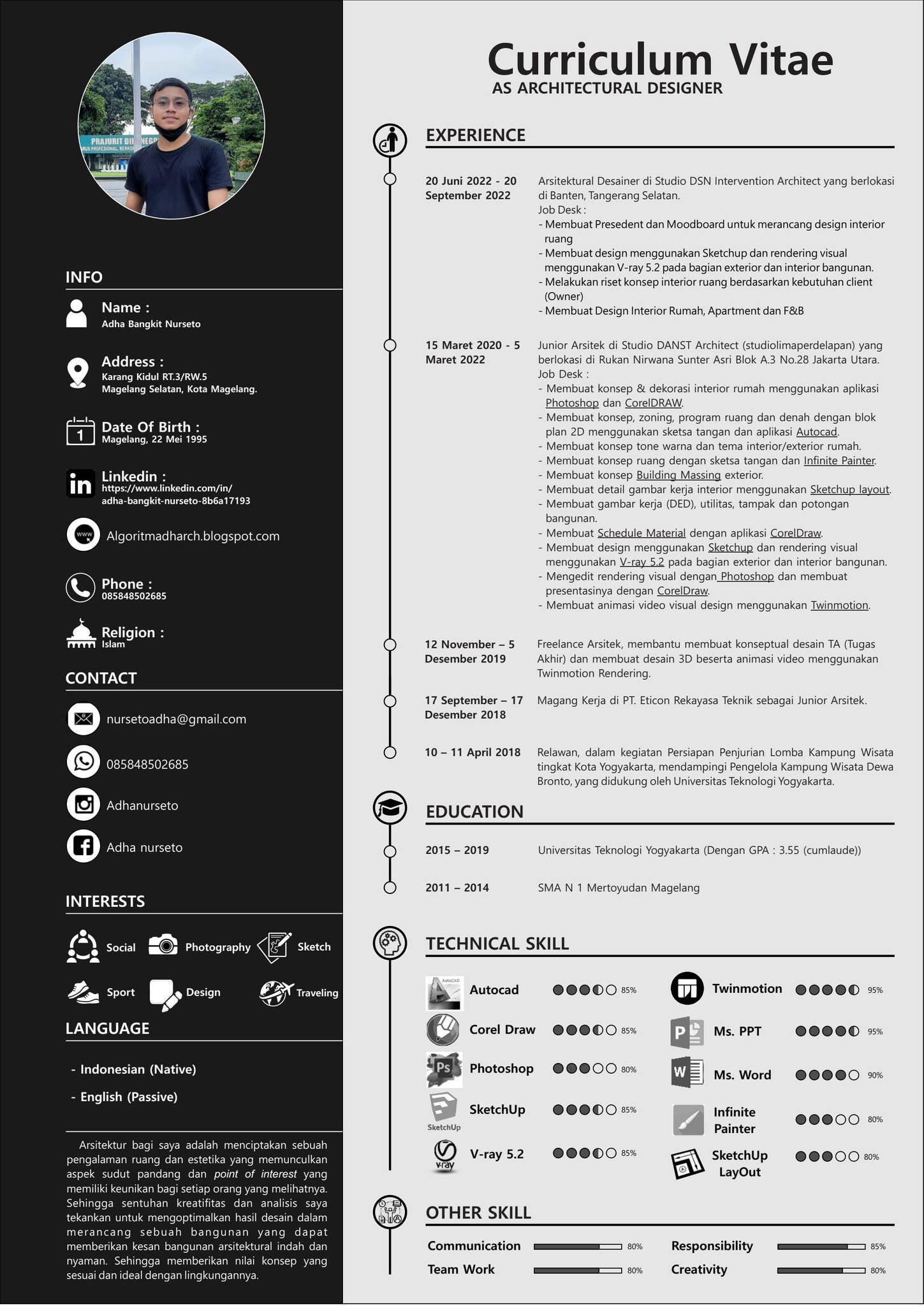 Architectural Designer CV & Portfolio by nursetoadha - Issuu