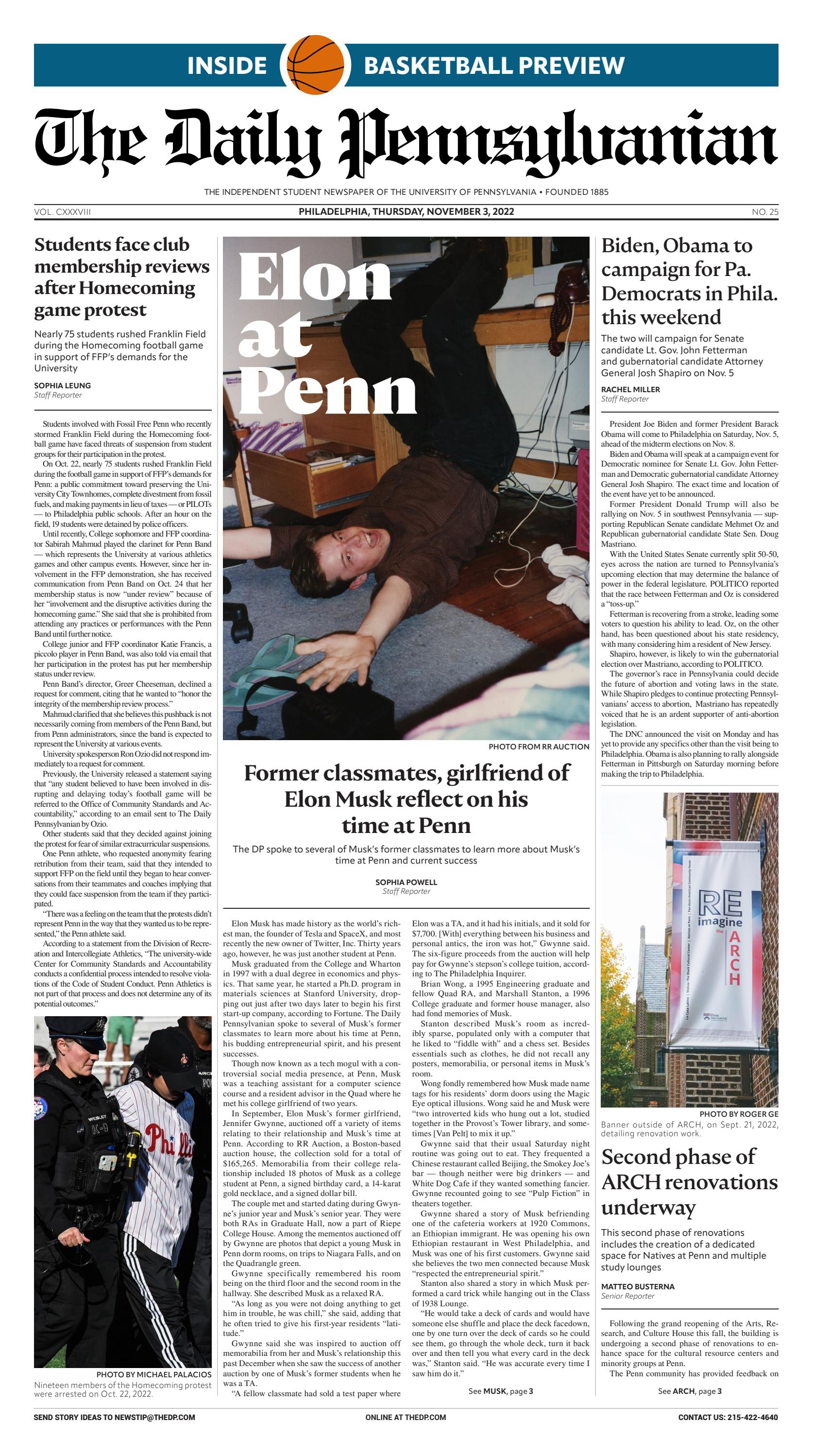 November 3, 2022 by The Daily Pennsylvanian - Issuu
