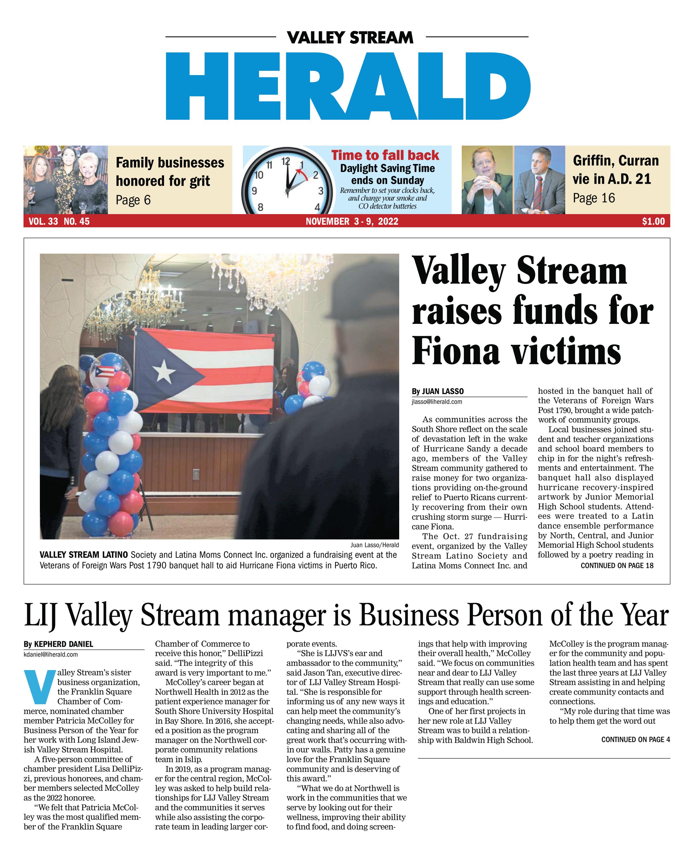 Valley Stream Herald 11032022 by Richner Communications, Inc Issuu