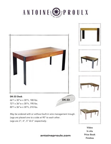 Antoine Proulx | Desks | 1-520-760-0037 第 6 页
