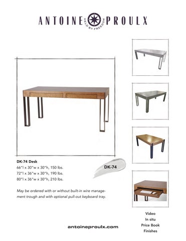 Antoine Proulx | Desks | 1-520-760-0037 第 9 页