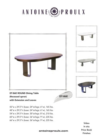 Antoine Proulx | Dining Tables | 1-520-760-0037 第 14 页