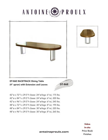 Antoine Proulx | Dining Tables | 1-520-760-0037 第 16 页