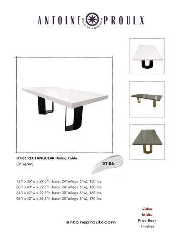 Antoine Proulx | Dining Tables | 1-520-760-0037 第 19 页