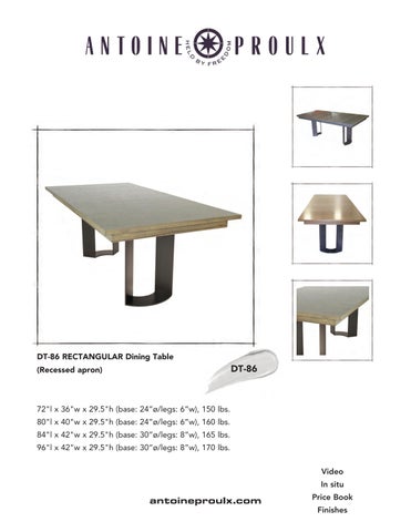 Antoine Proulx | Dining Tables | 1-520-760-0037 第 20 页